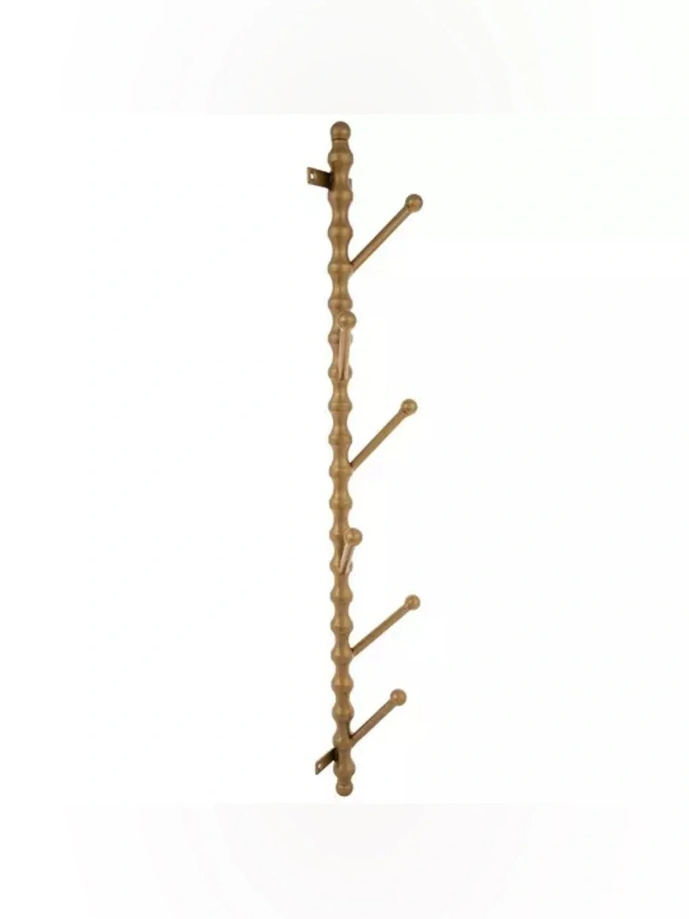 Gold Knobbed Wall Hooks